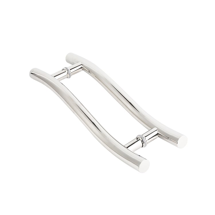 S-shaped Stainless Steel Glass Door Handle S-shaped Stainless Steel Glass Door Handle