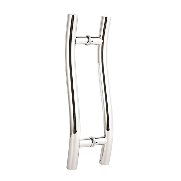 S-shaped Stainless Steel Glass Door Handle S-shaped Stainless Steel Glass Door Handle